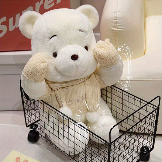 Peluche jolie ourson, poupée en peluche animée, cadeau d'anniversaire, décoration, idéal pour les fans d'ourson♥️