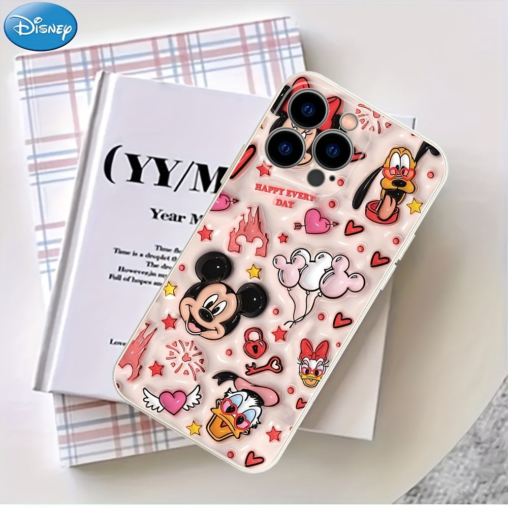 Disney Mickey Mouse Cartoon Phone Case for iPhone 15 Pro Max, 12/12pro/12promax/13/13pro/13 pro max/14/14plus/14pro/14 pro max/15/15plus/15pro, TPU Protective Case