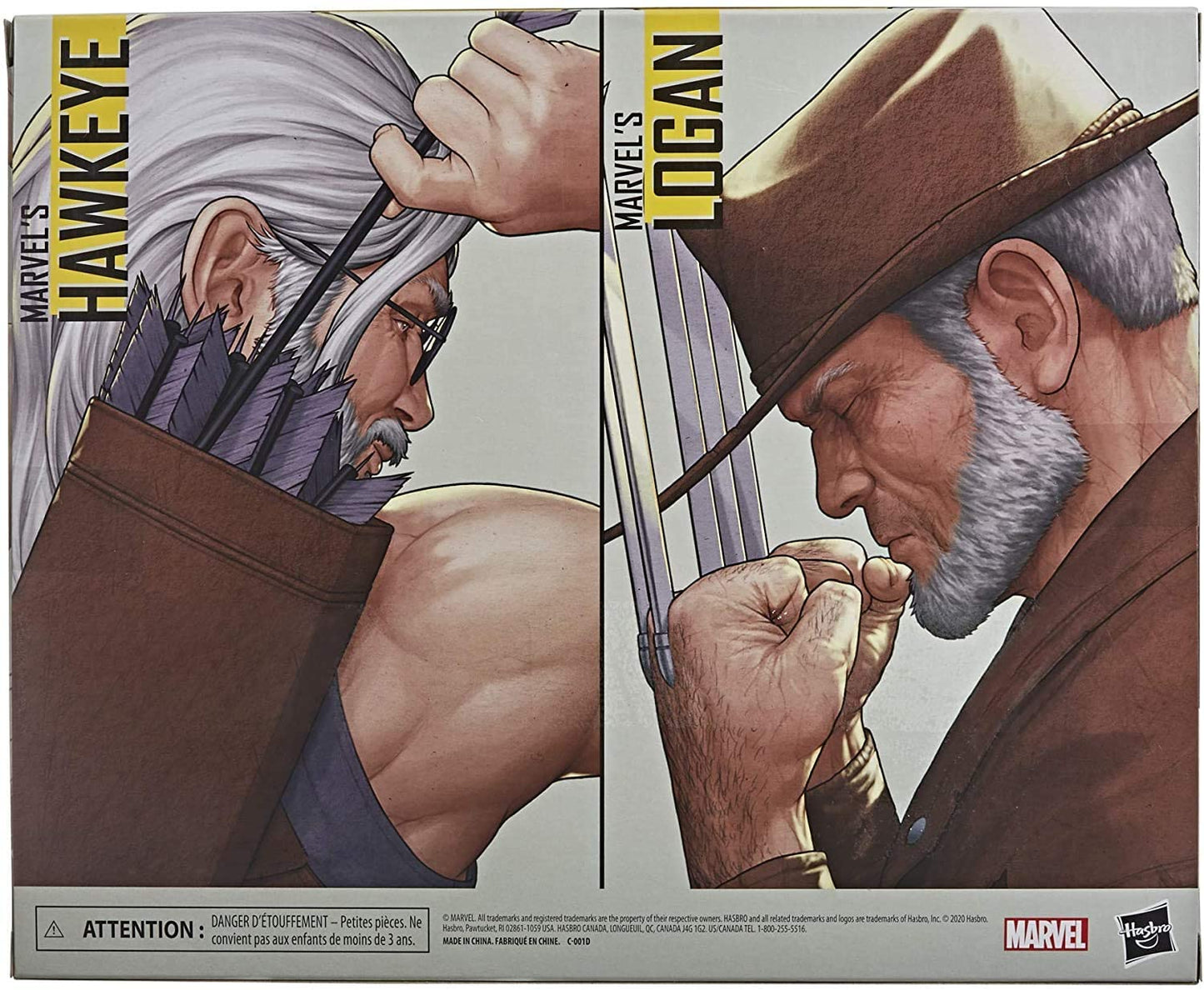 Hasbro Marvel X-Men Series Marvel’s Hawkeye and Marvel’s Logan