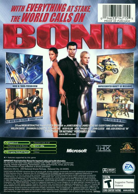 007 Everything or Nothing