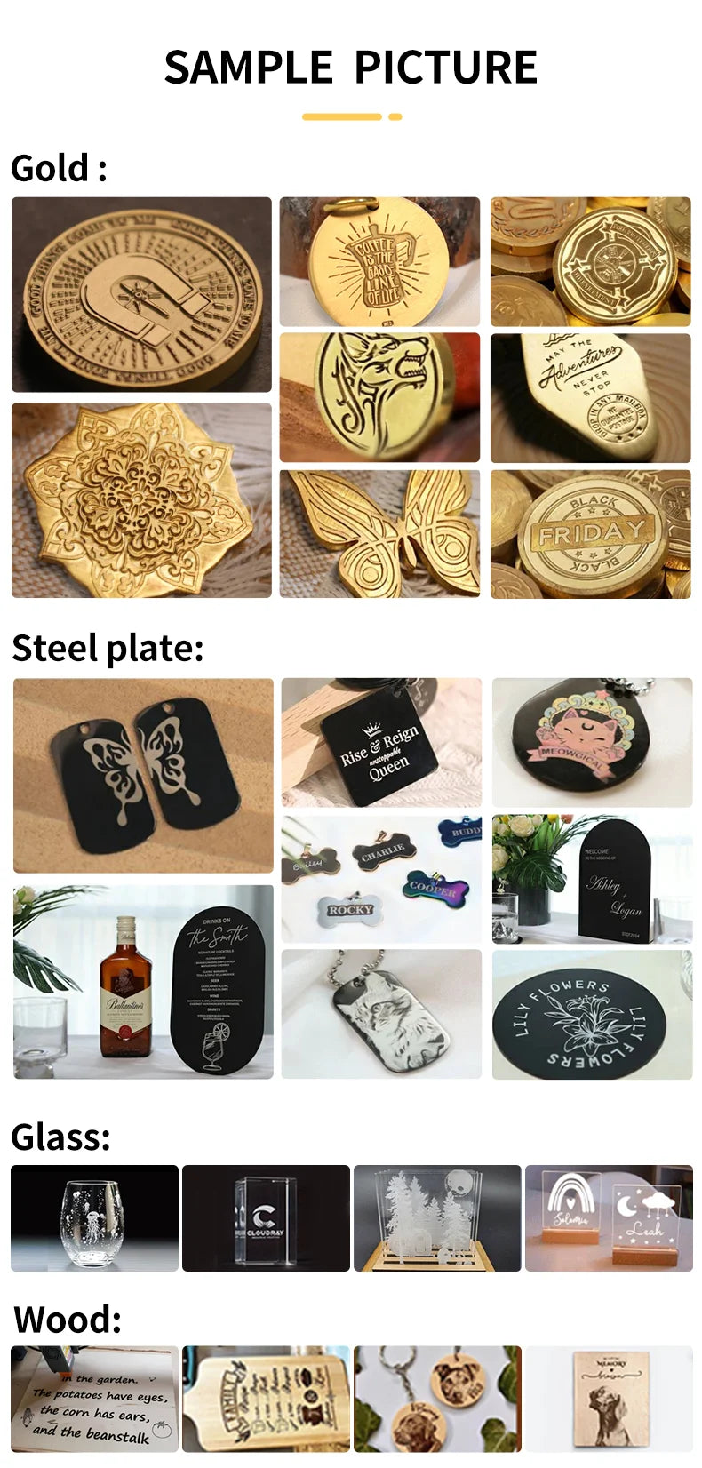 Machine de marquage laser UV portable JUNFEI 20 W/30 W/50 W, mini graveur laser, refroidissement par air pour supports métalliques DXF PLT BMP pour verre