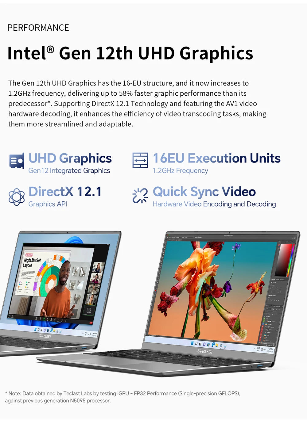 Ordinateur portable Teclast F16 Pro, Windows 11 Pro, processeur Intel N95, F16Pro, 16 Go de RAM, 512 Go de SSD, écran IPS 15,6 pouces 1920 x 1080, Wi-Fi 6, USB 3.2, clavier rétroéclairé, mini-HDMI
