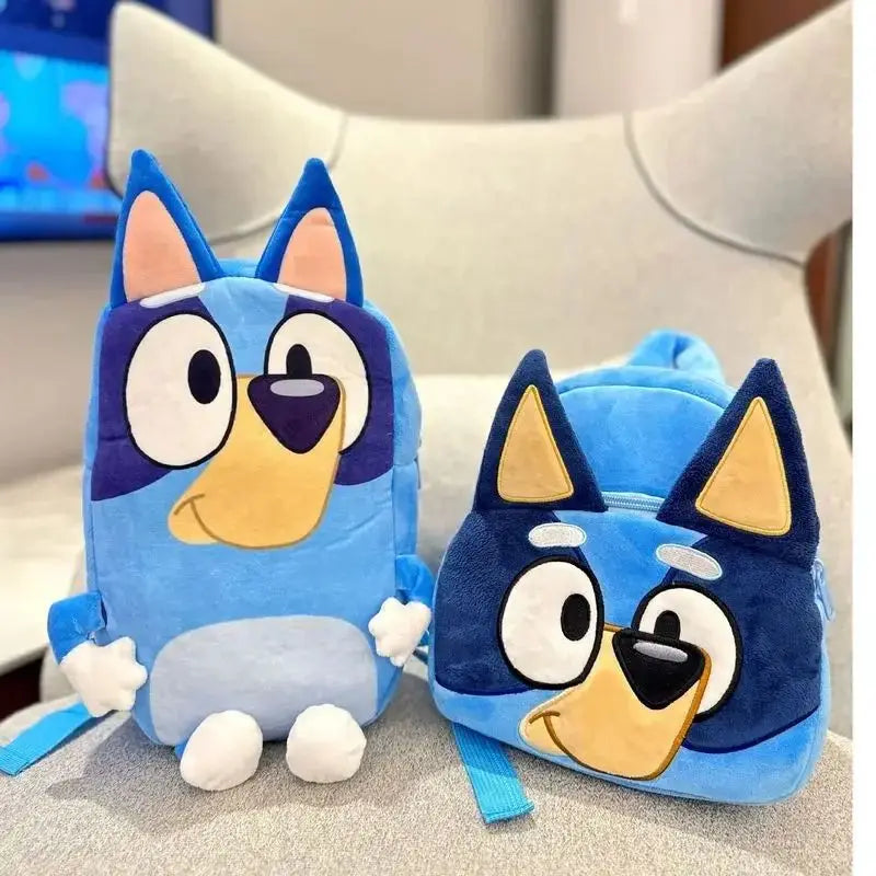 Sac à dos dessin animé  Cosplay pour enfants, cartable pour la maternelle, motif chien , Kawaii, bleu et orange, cadeaux pour enfants