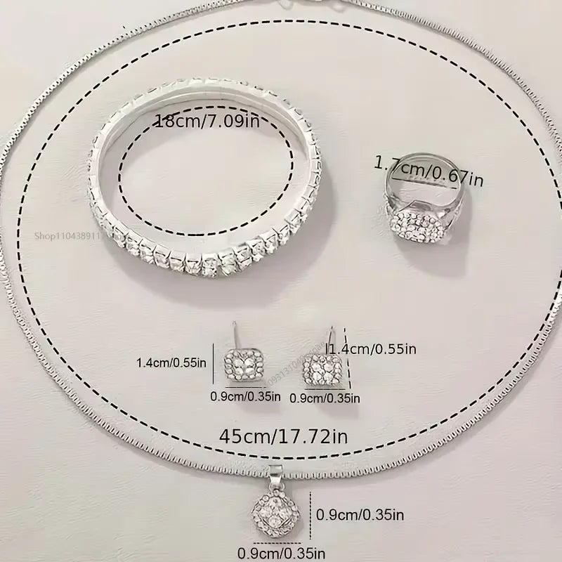 Montre-bracelet à quartz décontractée pour femmes, ensemble de 6 pièces, cadran romain, design de marque de luxe, montre pour femmes