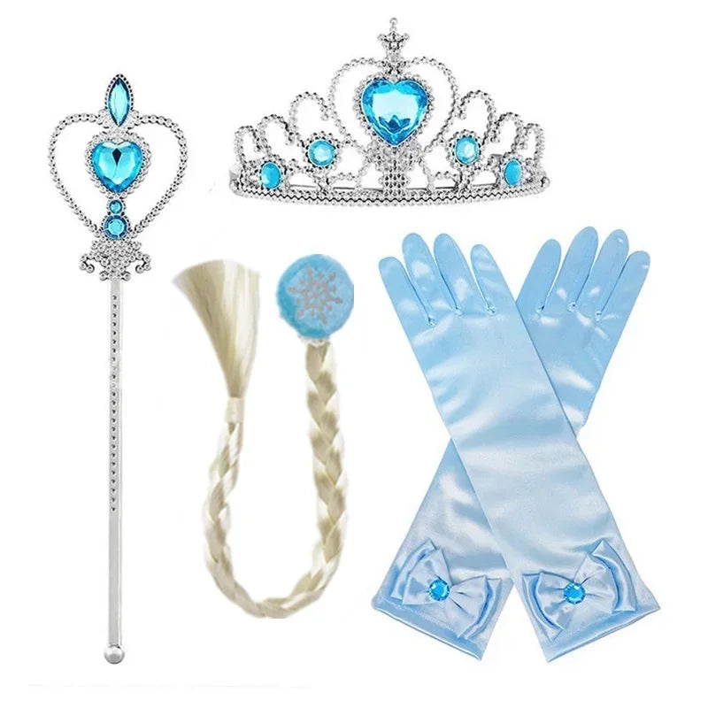 Robe de princesse pour filles, costume de Cosplay pour enfants, vêtements d'Halloween, de carnaval, d'anniversaire, costume de princesses pour enfants