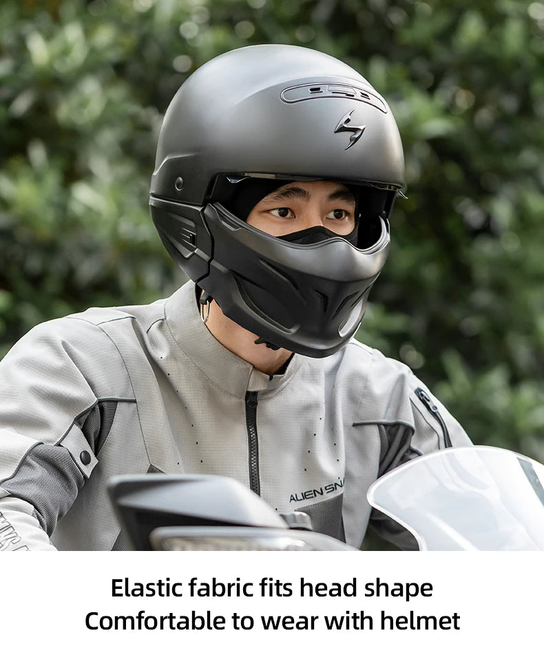 ROCKBROS - Cagoule de cyclisme d'été cool, protection UV, écharpe de randonnée, chapeau en soie glacée, couvre-visage, doublure de casque de vélo de sport