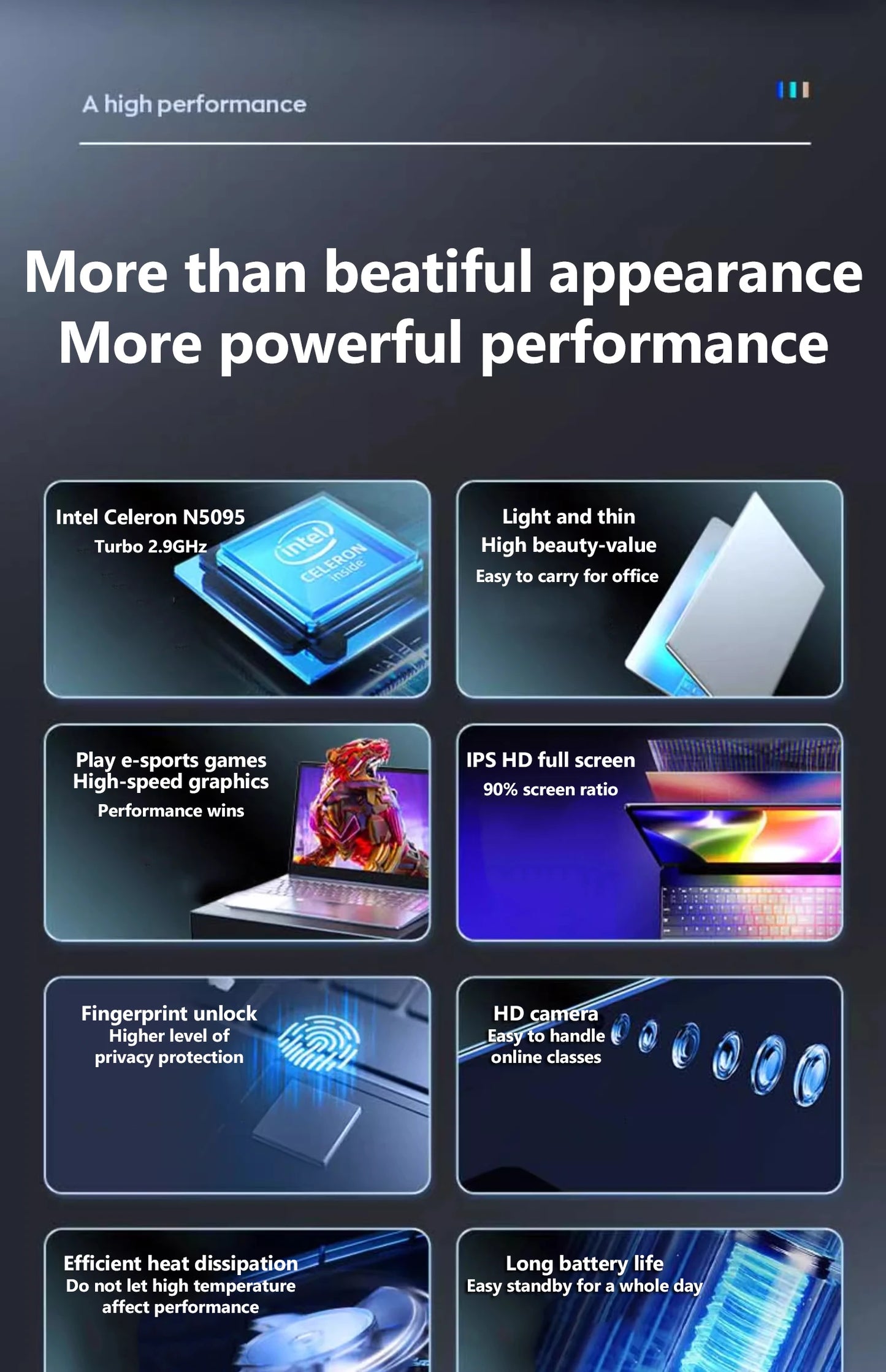 Ordinateur portable Celeron 11th N5095 Windows 10 11, RAM 16 Go, ROM 512 Go, 1 To, 2 To SSD, 2,4 G/5,0 G, Wi-Fi, Bluetooth, clavier rose pour jeux vidéo