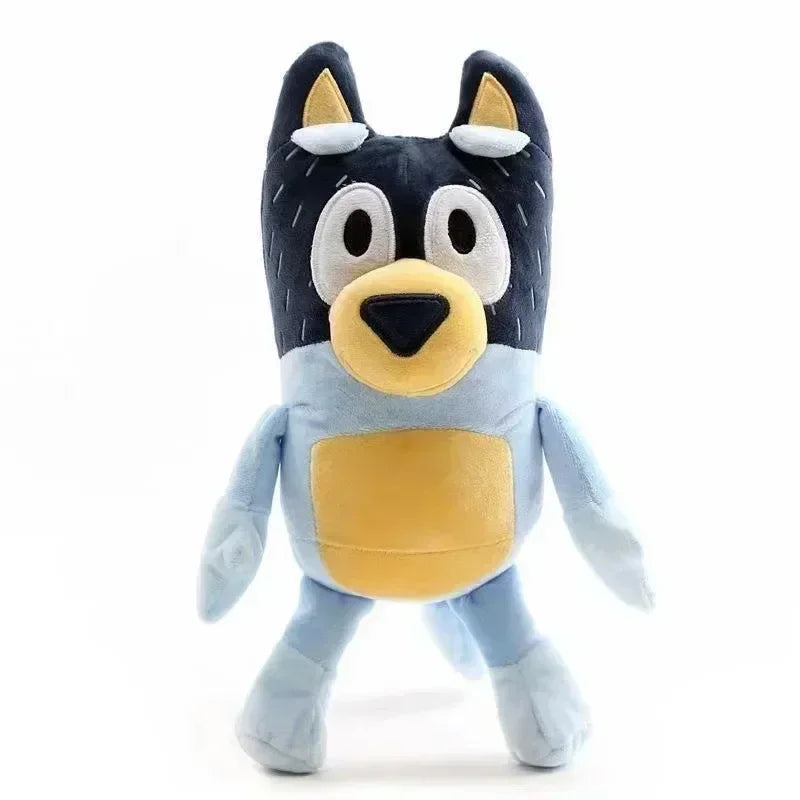 Peluches familiales  17/28 cm – Chiens de dessin animé, peluches douces, idéales pour les anniversaires et les cadeaux de Noël