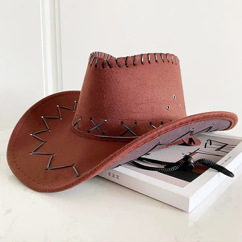Chapeau de cowboy pour mariée, chapeau de cowgirl, accessoires de cowboy, chapeau de cowboy pour femme, NZM02
