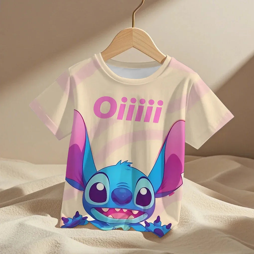 T-shirt imprimé en 3D pour enfants, vêtements d'été unisexes pour garçons et filles, tenue quotidienne décontractée avec