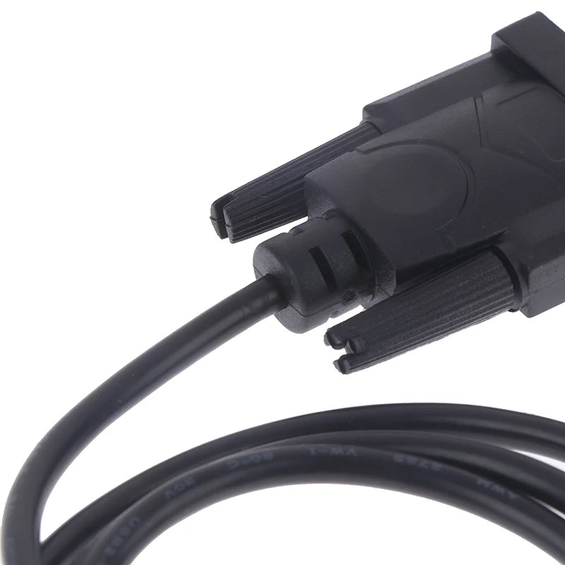 Adaptateur convertisseur USB RS232 vers DB 9 broches mâle, compatible avec Windows 7, 8 et 10 Pro, compatible avec divers périphériques série, câble de 75 cm
