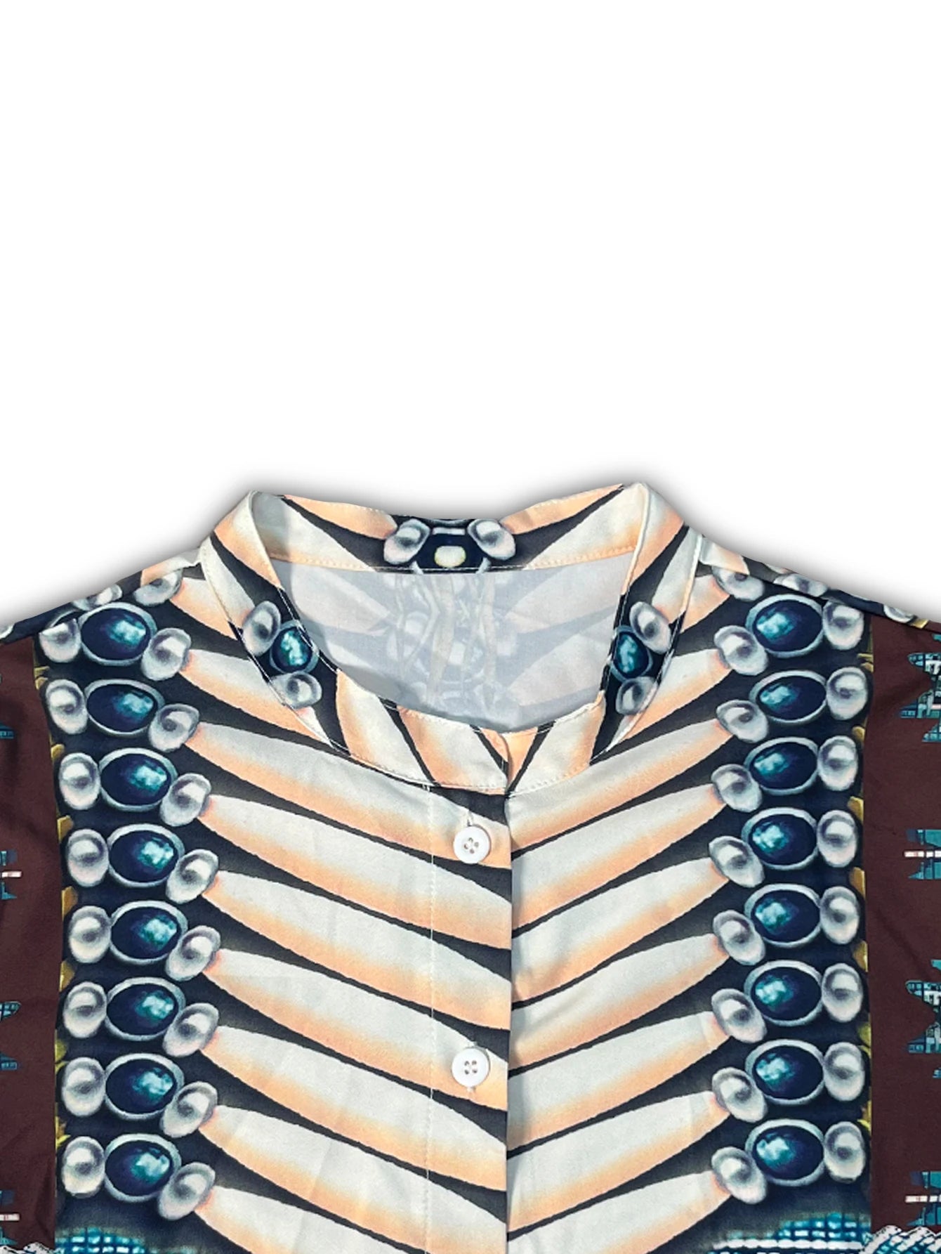 Chemise à manches longues pour femme, style ethnique occidental, imprimé, mode, sexy, décontractée, slim