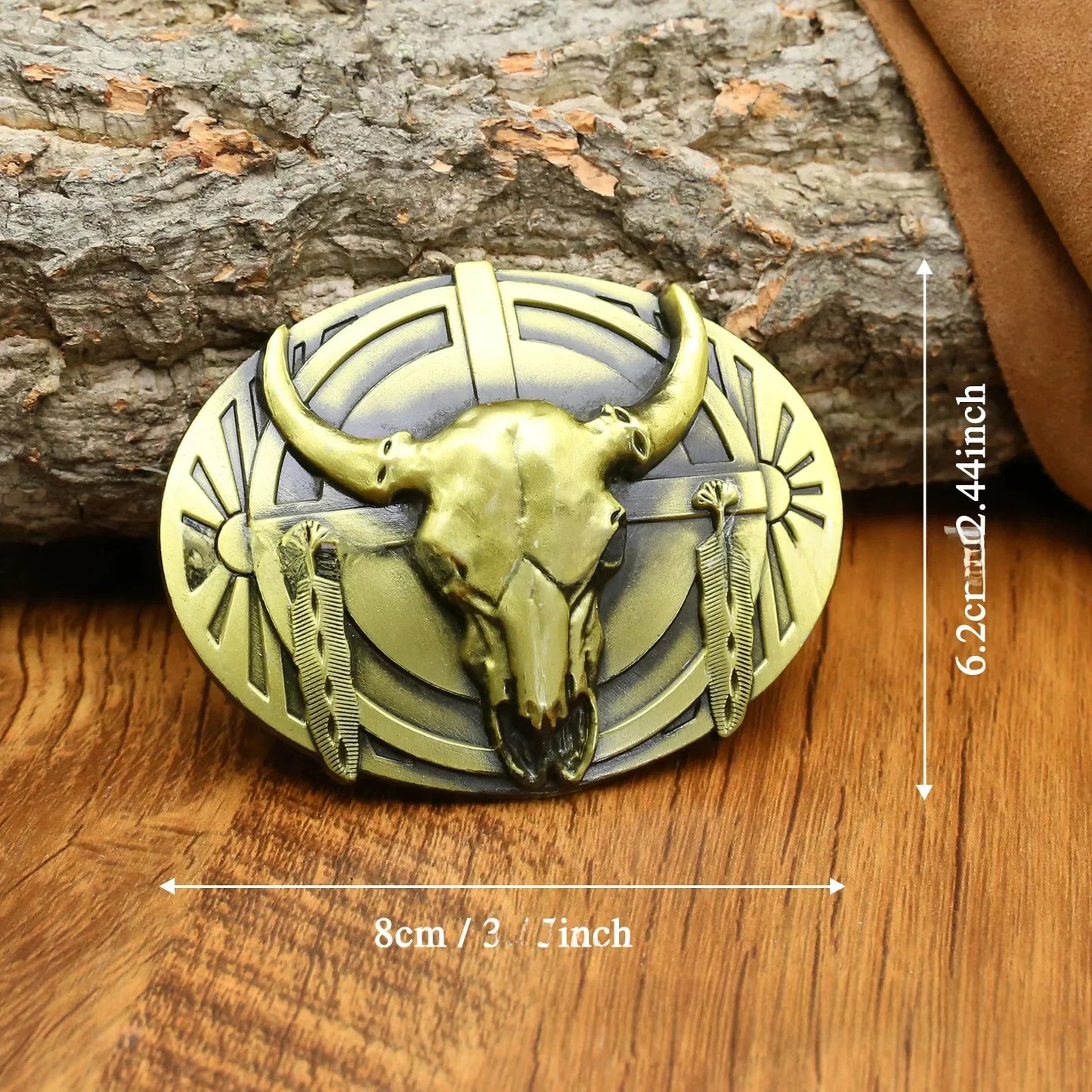 Ceinture ajustable en cuir style cowboy western, style punk, estampage en alliage, boucle de ceinture rétro américaine pour homme, accessoire de mode