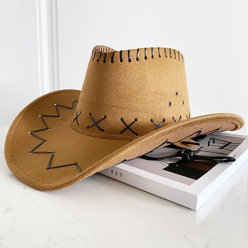 Chapeau de cowboy pour mariée, chapeau de cowgirl, accessoires de cowboy, chapeau de cowboy pour femme, NZM02