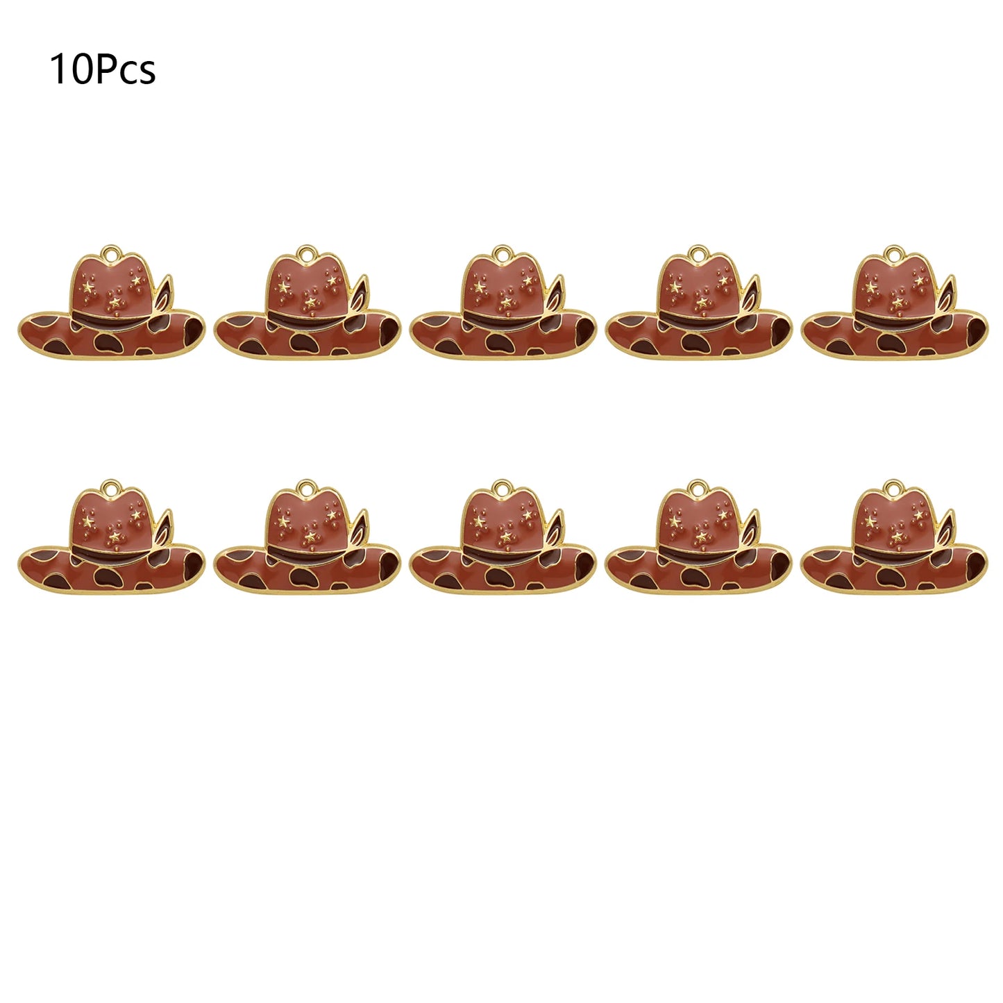 Pendentif Cowboy Western DIY Fabrication artisanale de bijoux pour boucles d'oreilles Bracelet Collier Émail Chapeau Cowgirl Bottes Breloques Accessoires