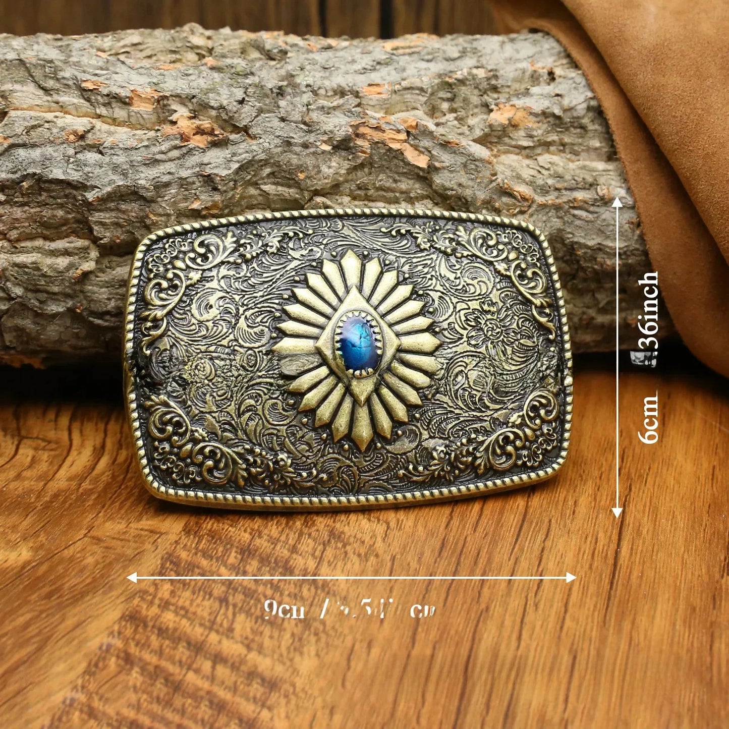 Ceinture ajustable en cuir style cowboy western, style punk, estampage en alliage, boucle de ceinture rétro américaine pour homme, accessoire de mode