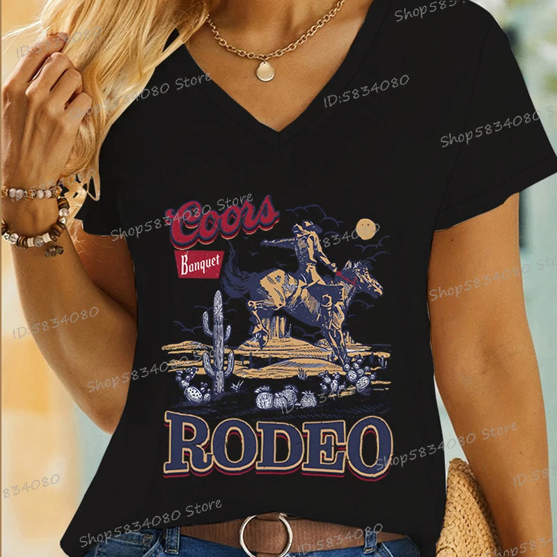 T-shirt de cowboy rodéo des années 90, haut classique de rodéo cool, cadeau pour cowgirls, vêtements western graphiques de rodéo tendance, t-shirt de cowboy