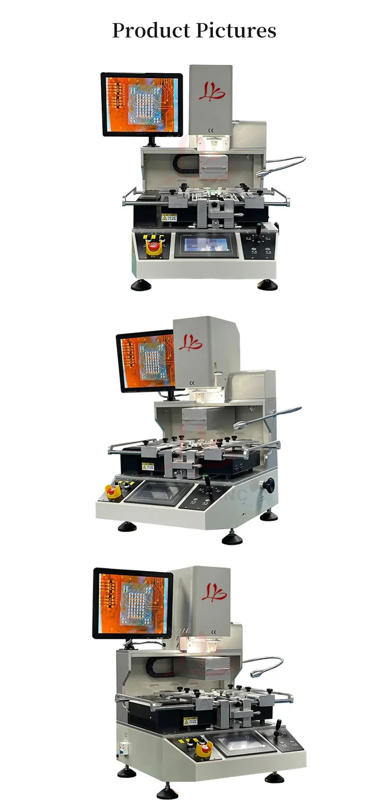 LYBGA G700 5300W Station de retouche optique BGA à air chaud haute précision pour la réparation de cartes PCB et la machine à souder