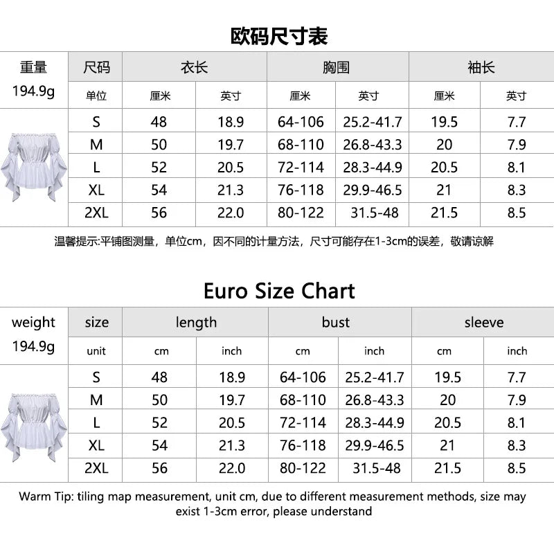 Chemises à volants Renaissance pour femmes, chemisier plissé à manches froissées, épaules dénudées, col bateau, chemise médiévale, chemise victorienne