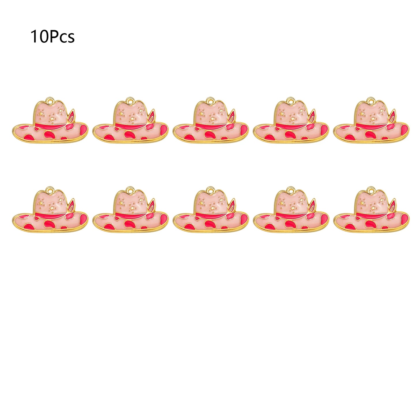 Pendentif Cowboy Western DIY Fabrication artisanale de bijoux pour boucles d'oreilles Bracelet Collier Émail Chapeau Cowgirl Bottes Breloques Accessoires