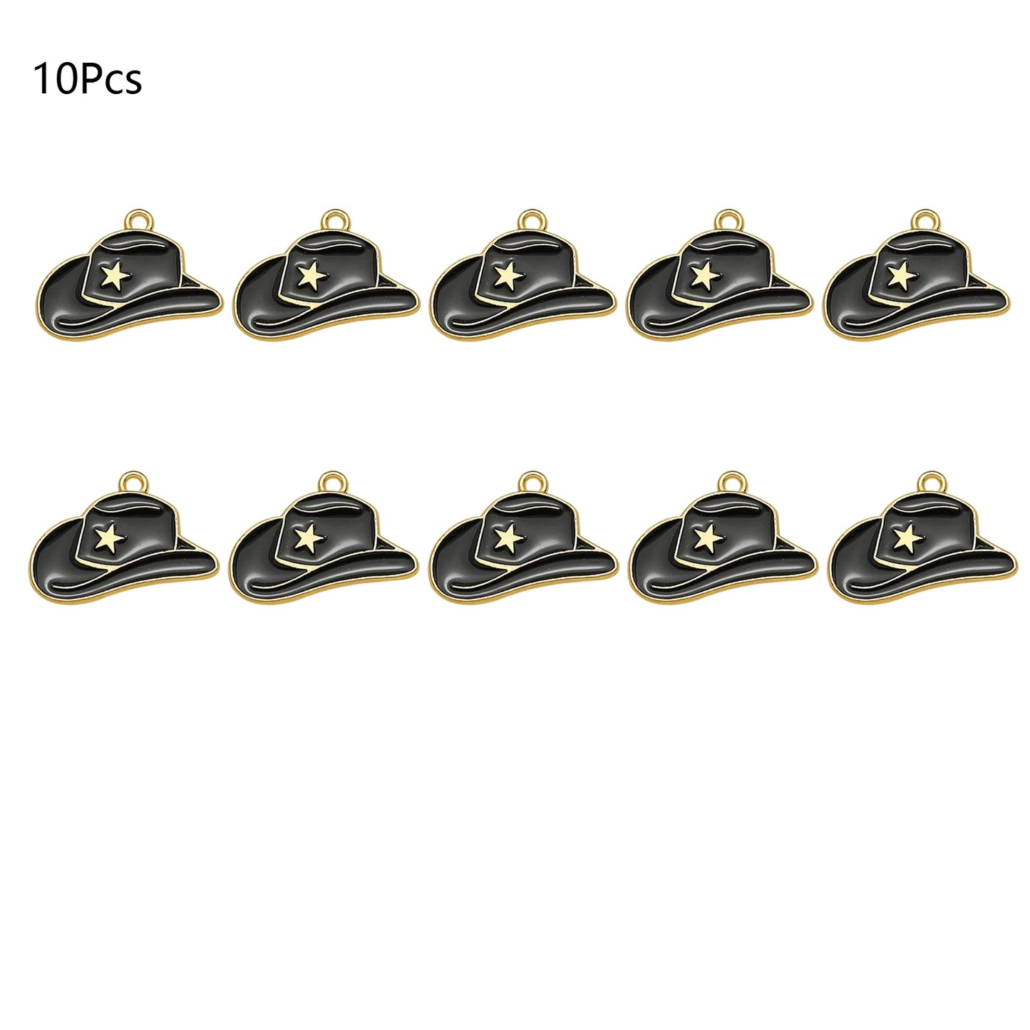 Pendentif Cowboy Western DIY Fabrication artisanale de bijoux pour boucles d'oreilles Bracelet Collier Émail Chapeau Cowgirl Bottes Breloques Accessoires