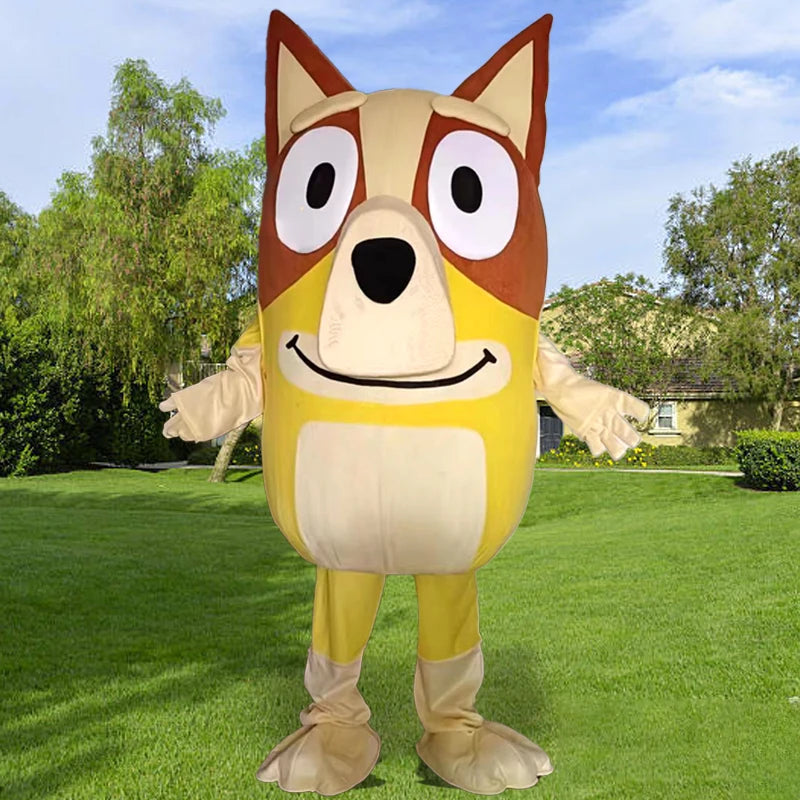 Costume de poupée de dessin animé Dog, 1:1, pour adulte, marche, cosplay, performance, activité, accessoires