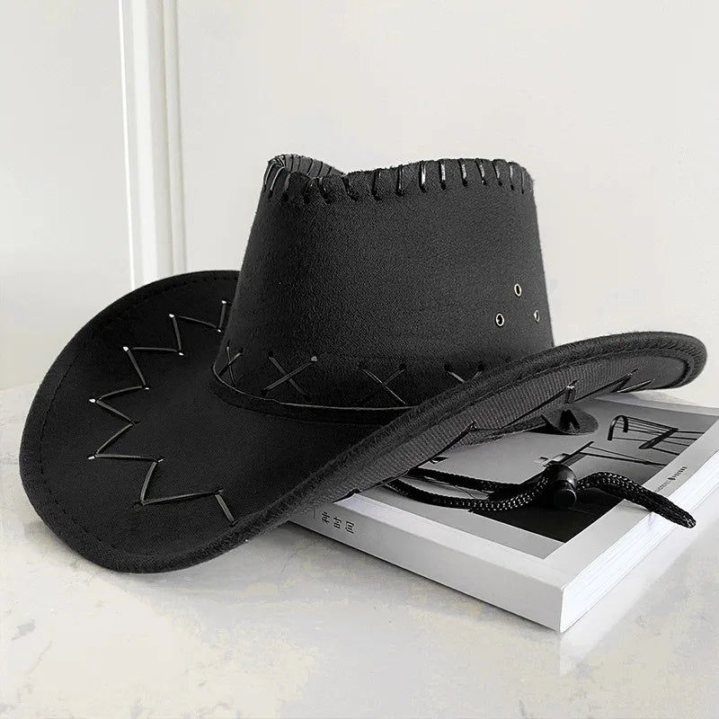 Chapeau de cowboy pour mariée, chapeau de cowgirl, accessoires de cowboy, chapeau de cowboy pour femme, NZM02