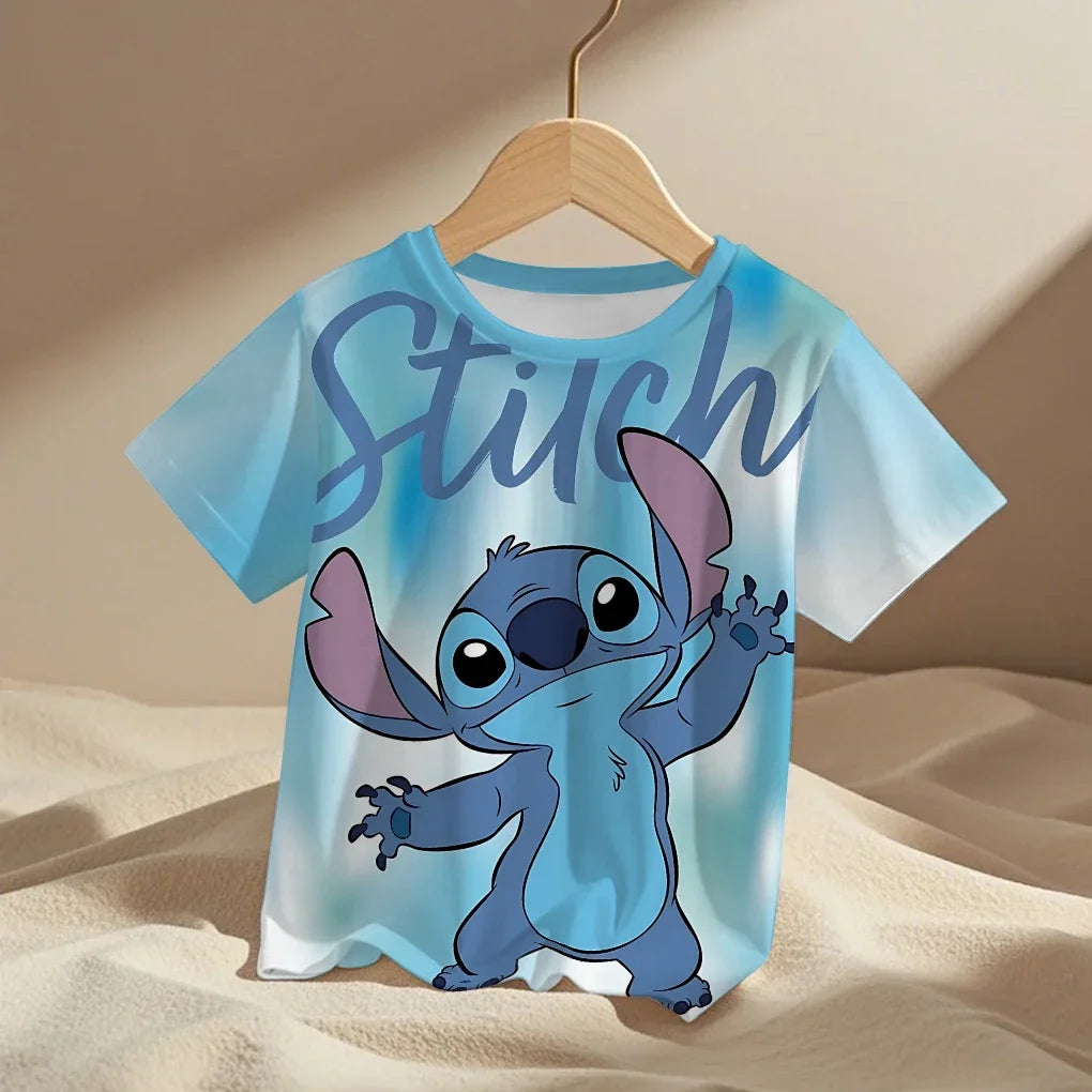 T-shirt imprimé en 3D pour enfants, vêtements d'été unisexes pour garçons et filles, tenue quotidienne décontractée avec