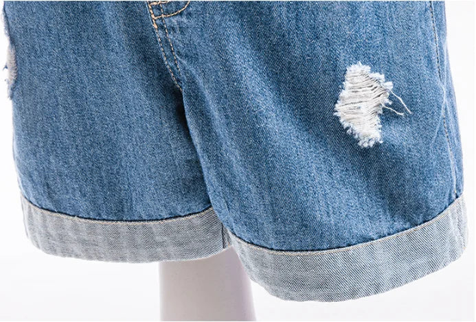 Costume Lilo pour enfant, Halloween, Cosplay, salopette en jean et chemise à imprimé feuilles rouges, ensemble de 2 pièces, costume de carnaval pour fille