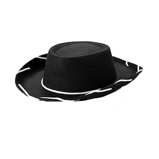 Accessoire de Cowboy chapeau de Cowboy Performance Costume de Cosplay chapeau de princesse en feutre accessoire habillage rĂ©glable chapeau de fĂȘte d'enterrement de vie de jeune fille femmes