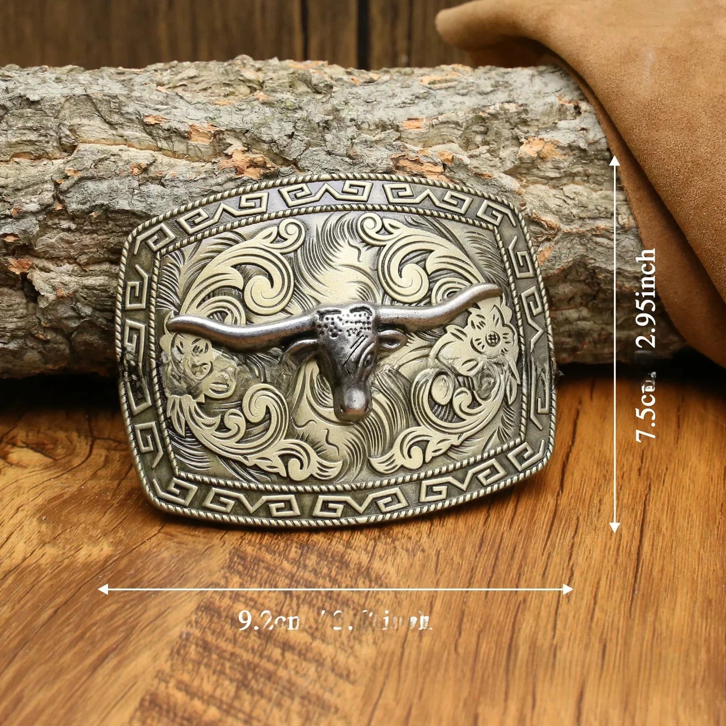 Ceinture ajustable en cuir style cowboy western, style punk, estampage en alliage, boucle de ceinture rétro américaine pour homme, accessoire de mode