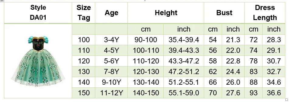 Robe de princesse pour filles, robe d'anniversaire à volants pour enfants, robe de Noël pour enfants,  spectacle, robes de cosplay fantaisie