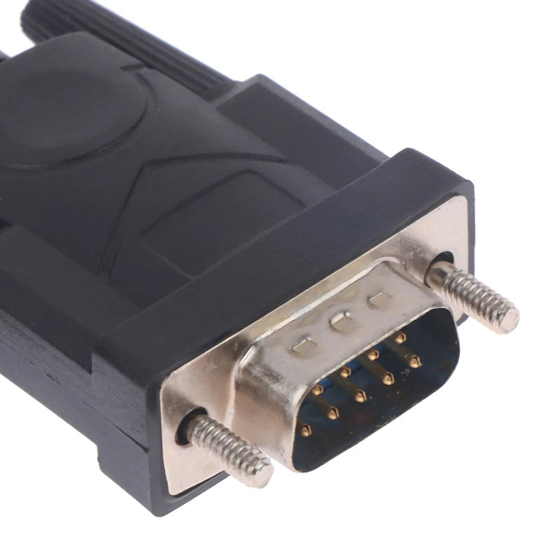 Adaptateur convertisseur USB RS232 vers DB 9 broches mâle, compatible avec Windows 7, 8 et 10 Pro, compatible avec divers périphériques série, câble de 75 cm