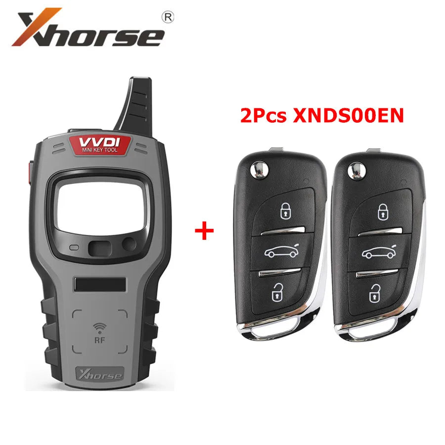 Xhorse VVDI Mini Key Tool Programmateur de clé à distance Version mondiale Possibilité de choisir la puce Super XNDS00EN ID48 Chip 4D 4C Chip