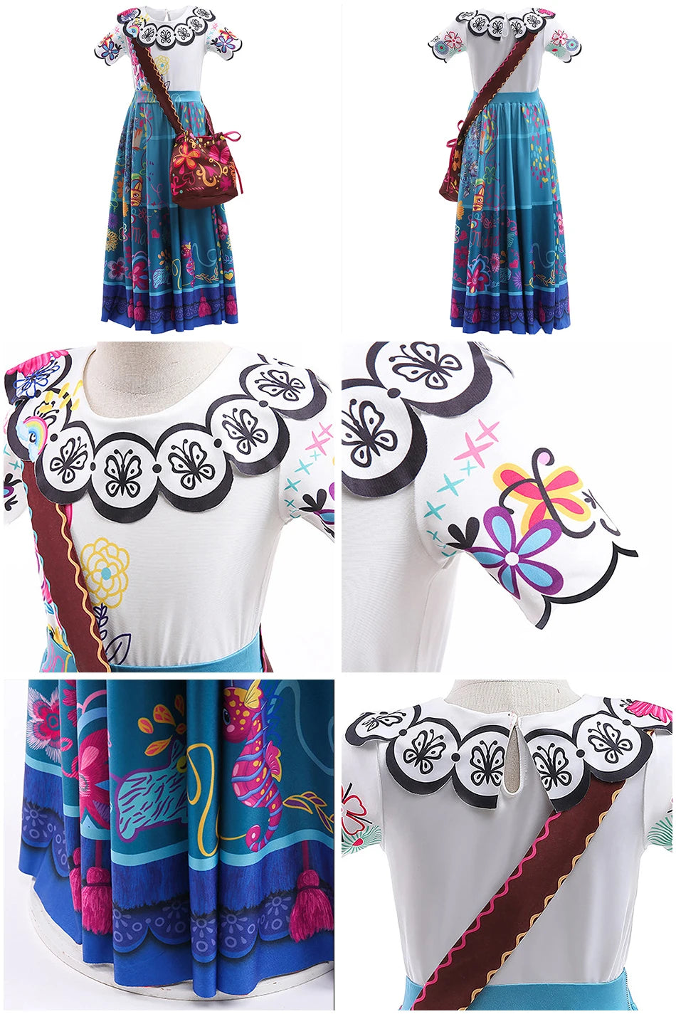 Robe de princesse pour filles, robe d'anniversaire à volants pour enfants, robe de Noël pour enfants,  spectacle, robes de cosplay fantaisie