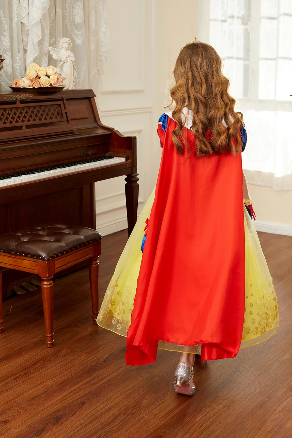 Robe de princesse pour filles, robe d'anniversaire à volants pour enfants, robe de Noël pour enfants,  spectacle, robes de cosplay fantaisie