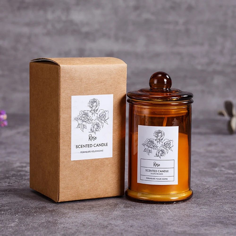 Bougies d'aromathérapie, cire de soja, petits théBougies d'aromathérapie, cire de soja, petits pots à thé, cadeau parfumé, cadeau à porter à la main Jars, Fragrance Gift, Handheld Gift