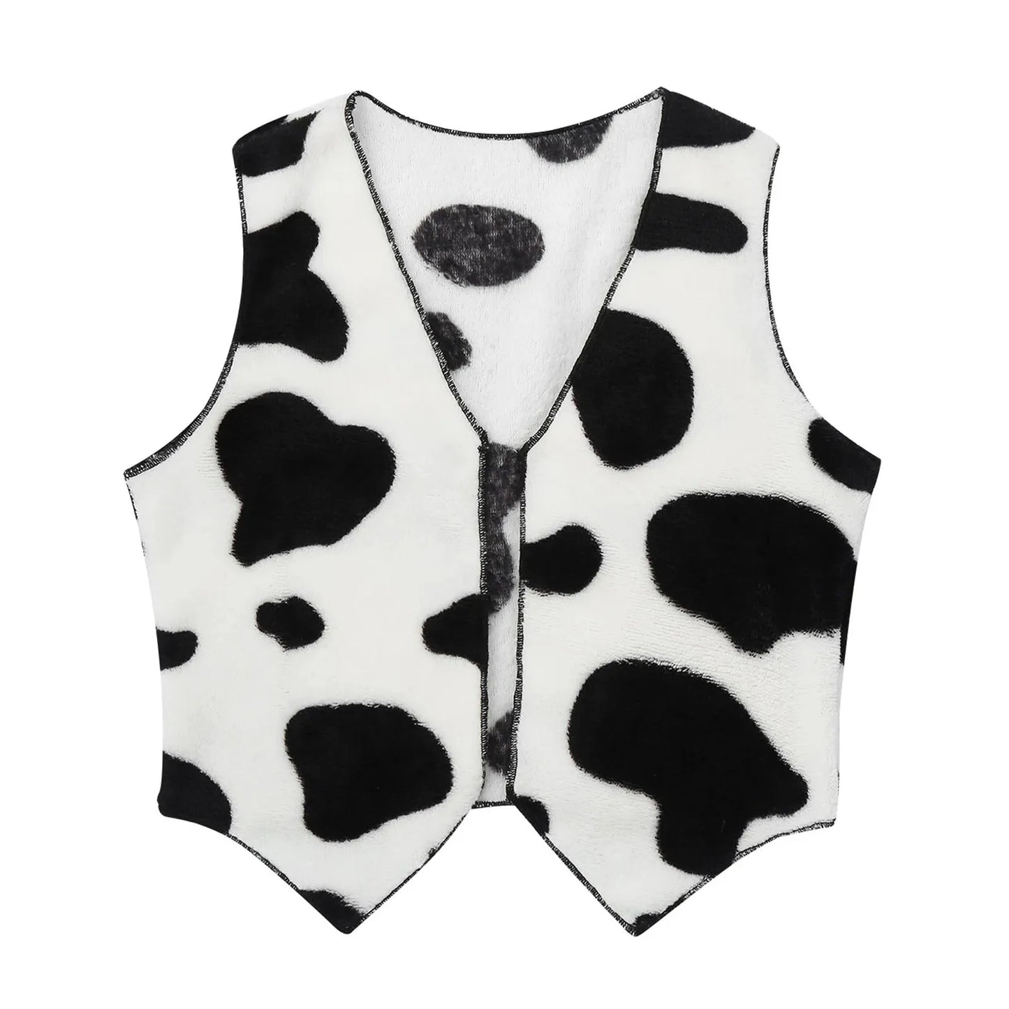 Costume de cow-boy et de cow-girl du Far West, déguisement d'Halloween, gilet sans manches à franges avec bandana et chapeau