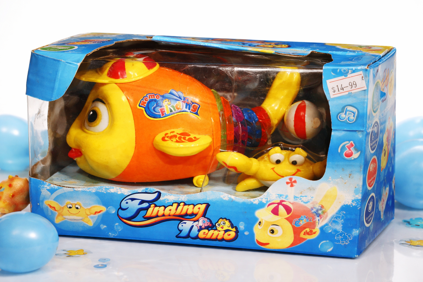 🐠 Jouet musical “Finding Nemo” – Lumières & Sons - 💛 100 % des sous vont directement à Enfants Soleil