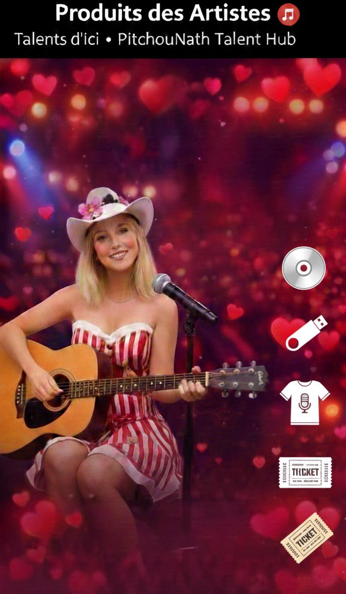 Produits des Artistes 💿 • Talents d’ici 🎶 • PitchouNath❤️ Talent Hub ❤️