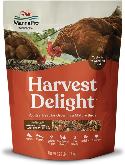 0013690219 Harvest Delight Poultry Treat for Chicken, 2.5-Pound