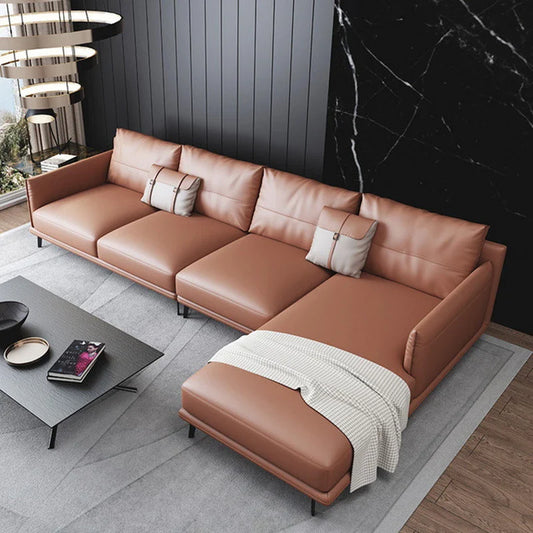 L21 Large Modern L-Shape Corner Sofa with Premium Customizable Upholstery