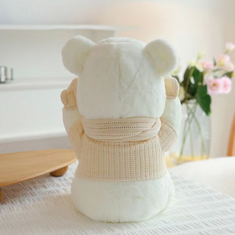 Peluche jolie ourson, poupée en peluche animée, cadeau d'anniversaire, décoration, idéal pour les fans d'ourson♥️