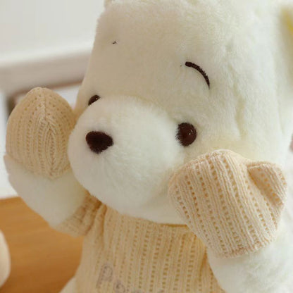 Peluche jolie ourson, poupée en peluche animée, cadeau d'anniversaire, décoration, idéal pour les fans d'ourson♥️