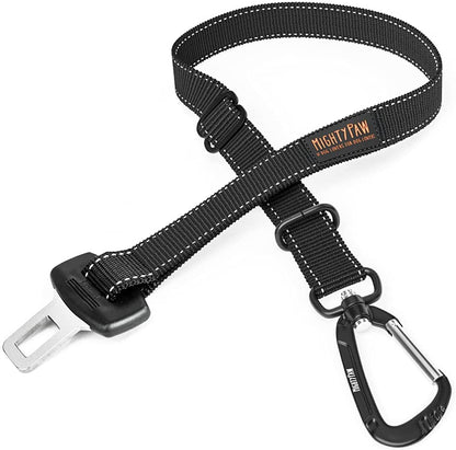 Dog Seat Belt | Pet Safety Belt, Created with Human Seatbelt Material. All-Metal Hardware with Adjustable Length Strap. Exceeds Dog Safety Standards. Keep Your Dog Secure in the Car
