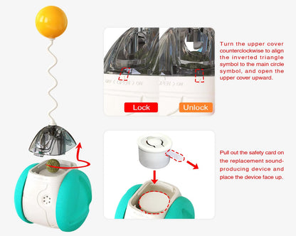 Interactive Squeaky Balance Toy – Fun for Dogs & Cats