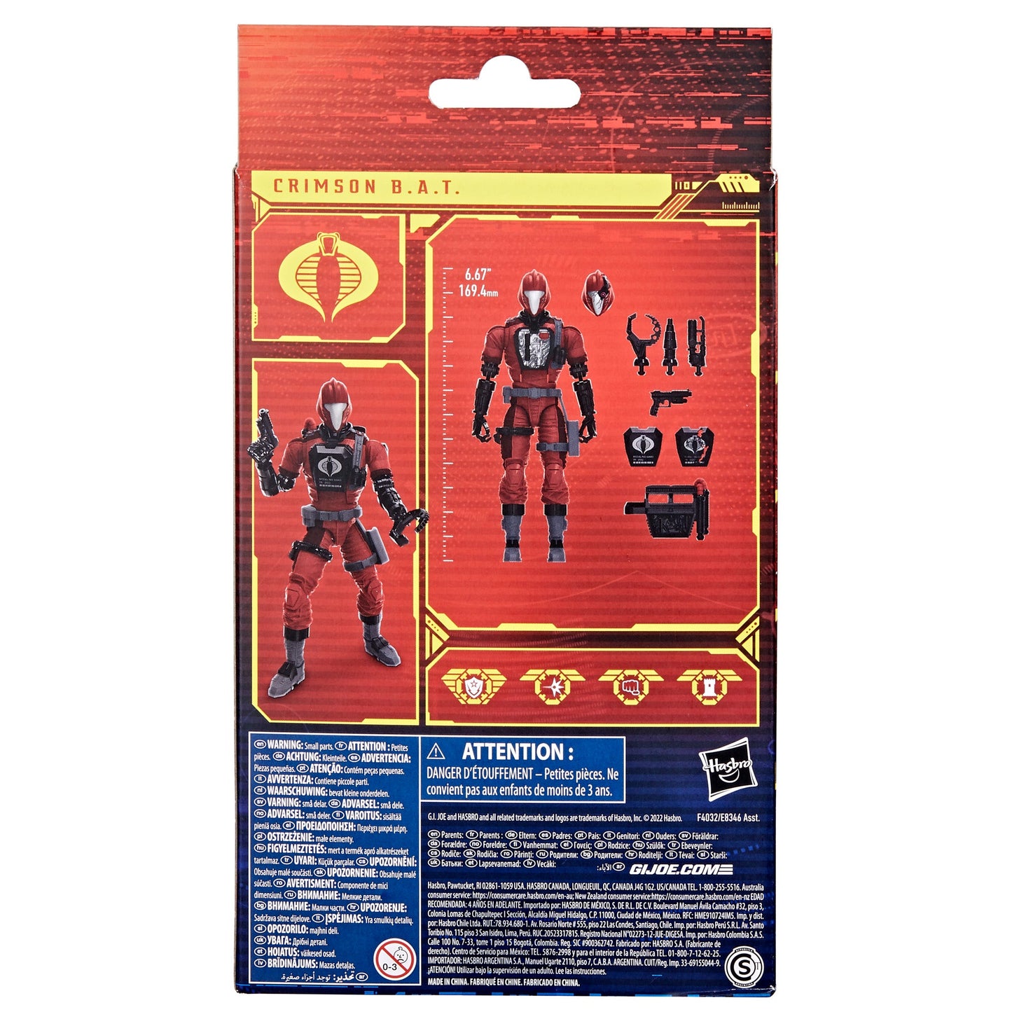 G.I. Joe Classified Series CRIMSON B.A.T. - 60