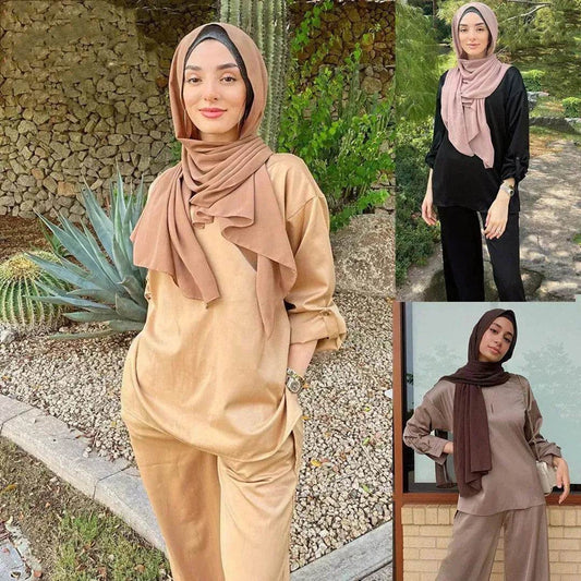 Arab2 piece set  Middle East Dubai Two Pant Suit ArabCo ord  2 piece set