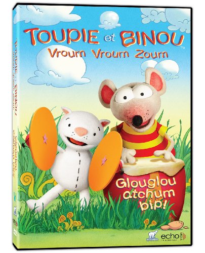 Toupie et Binou :Vroum, vroum, zoum, glouglou, atchoum, bip! (Bilingual) - DVD