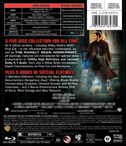 Blade Runner: The Complete Collector's Edition [Blu-ray] (Bilingual)